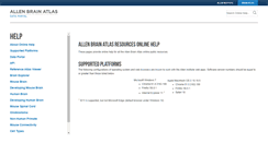Desktop Screenshot of help.brain-map.org